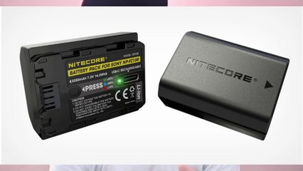Charge your Sony Camera Battery via an Integrated USB-C Port with Nitecore UFZ100