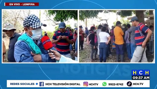 ¡Machete en mano! Unas 400 familias invaden tierras ejidales en Gracias, Lempira