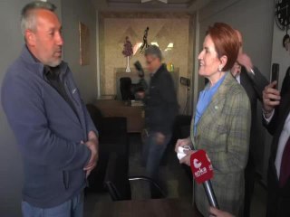 Akşener'e Dert Yanan Esnaf: "Hayvancılık Bitik, Mazot En Büyük Sıkıntımız, Yem Yine Öyle, Hangi Birisini Sayayım Ki"