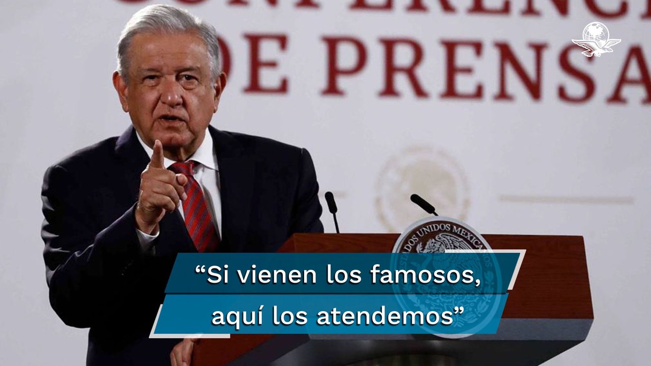 AMLO rechaza diálogo con famosos en Tramo 5 del Tren Maya; reitera invitación a Palacio Nacional