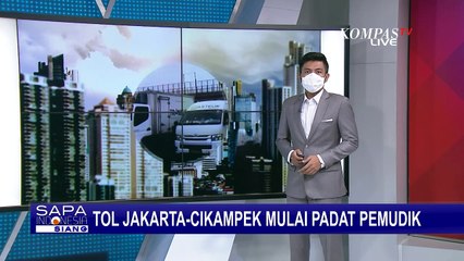 Polres Karawang Bangun 21 Pos, Tol Jakarta-Cikampek Arah Jateng Mulai Dipadati Kendaraan Pemudik!