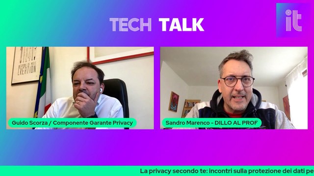 La privacy secondo Sandro Marenco, intervistato dal 'garante' Guido Scorza