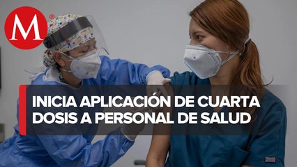 IMSS y SNTSS aplican cuarta dosis a personal de salud que atiende covid-19