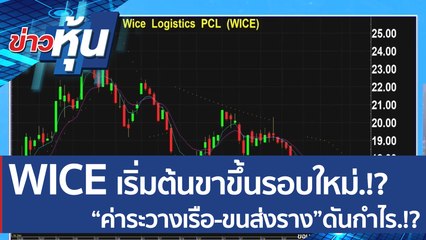 (คลิปเต็ม) WICE เริ่มต้นขาขึ้นรอบใหม่!? "  ค่าระวางเรือ-ขนส่งราง" ดันกำไร!?  | ข่าวหุ้น (21 เม.ย. 65)