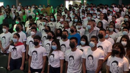 Universitarios de León recuerdan a Cristhiam Cadenas en el aniversario de su muerte