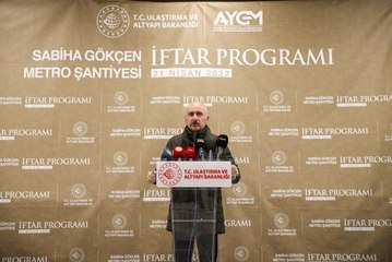 Bakan Karaismailoğlu: "Pendik-Sabiha Gökçen Havalimanı Metro Hattımız yaklaşık 7,5 kilometre"