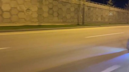 GAZİANTEP - Bisikletlilerin tehlikeli yolculuğu kameraya yansıdı