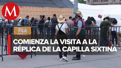 Sin viajar al Vaticano, llega réplica de Capilla Sixtina a la CdMx