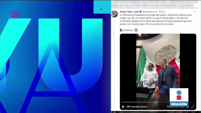 Sergio Gutiérrez Luna se disculpa por “cascarita” con el “Matador” en Cámara de Diputados