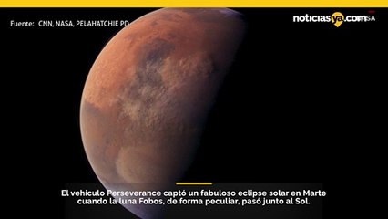 Una pequeña luna con forma de papa logra un extraño eclipse solar