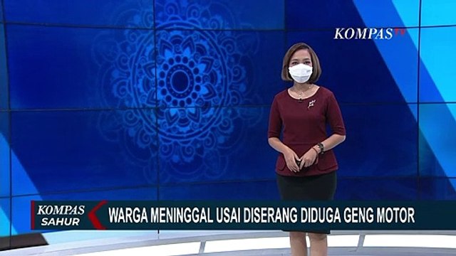 Aksi Keji Terduga Geng Motor Serang Pengendara Motor, Korban Tewas di Depan Anak dan Istri!