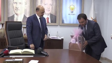 Çalışma ve Sosyal Güvenlik Bakanı Bilgin, Isparta AK Parti İl Başkanlığında konuştu