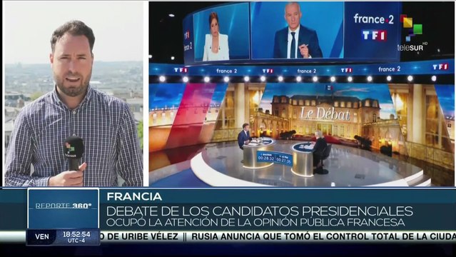 Francia: Candidatos presidenciales efectuaron debate de cara a segunda vuelta