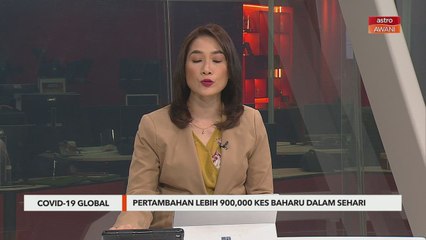 COVID-19 Global | Pertambahan lebih 900,000 kes baharu dalam sehari