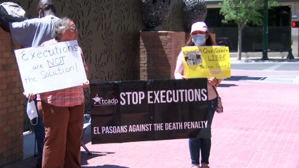 Protestas en El Paso a favor de Lucio