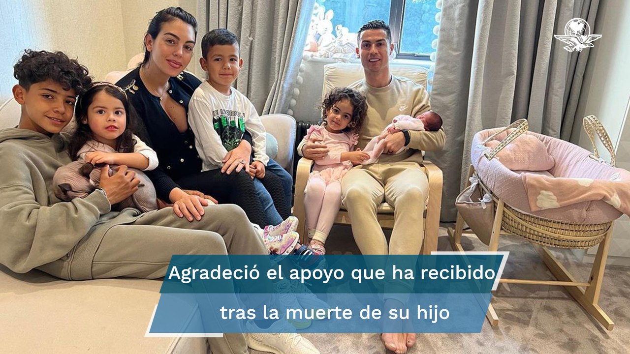 Cristiano Ronaldo presenta a su hija: "Gio y nuestra niña finalmente están con nosotros"
