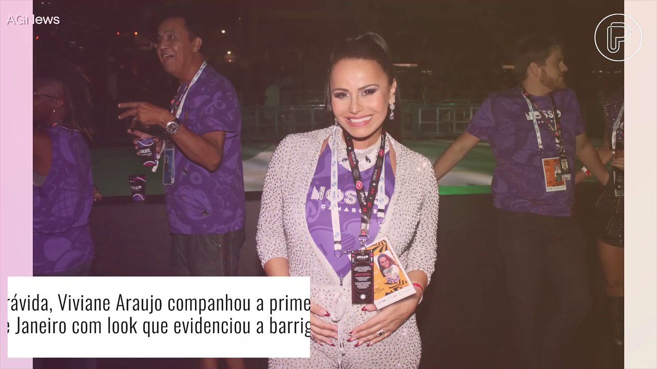 Viviane Araújo faz novo ultrassom antes de desfile de Carnaval na gravidez: 'Joaquim está lindo'