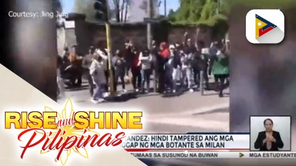 PHL Consul Gen. Fernandez: Hindi tampered ang mga balotang natanggap ng mga botante sa Milan