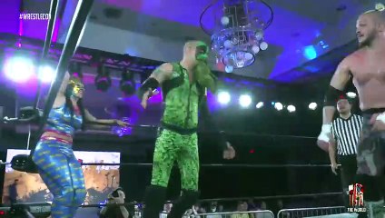 Sam Adonis (c) vs. Mr. Iguana vs. La Hiedra vs. Golden Dragon | USA vs The World 2022 02-04-22