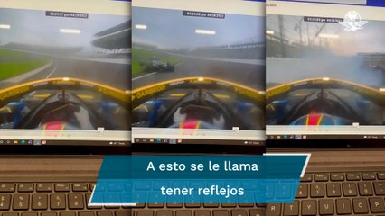 Pudo ser mortal. Así esquivó un piloto de carreras un choque a más de 320 km/h