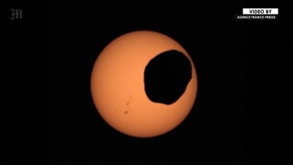 Total eclipse of the Mars: NASA Rover captures Phobos solar eclipse like never before