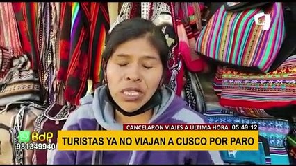 Daño al turismo: miles de extranjeros cancelan sus viajes a Cusco debido al paro