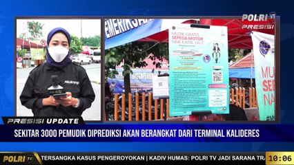 PRESISI UPDATE 10.00 WIB : Pantauan Jelang Mudik Idul Fitri 1443 H di Terminal Kalideres