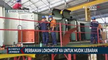 PT KAI Daop 9 Jember Perbaiki Lokomotif KA untuk Mudik Lebaran