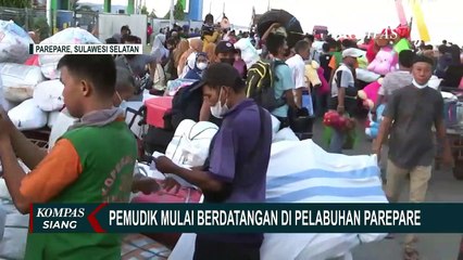 Kedatangan Pemudik dari Malaysia dan Kalimantan Dominasi Pelabuhan Nusantara Parepare