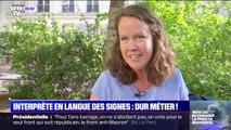 Elle a traduit en langue des signes le débat de l'entre-deux-tours et témoigne de la difficulté de l'exercice