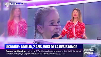Amélia, la petite fille qui chantait "Libérée, délivrée" dans un bunker à Kiev, devenue voix de la résistance ukrainienne