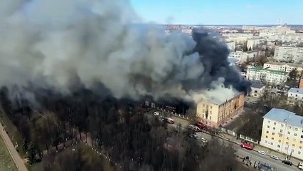 Incêndio  Instituto Central de Investigação das Forças de Defesa Aeroespacial