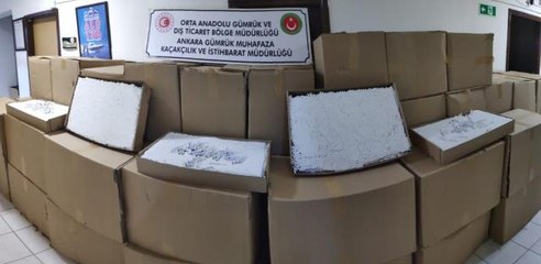 Ankara'da 'kaçak tütün' operasyonu