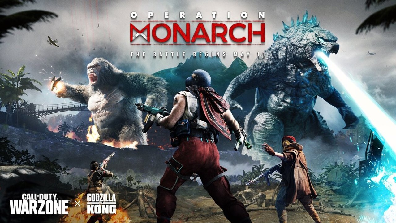Call of Duty Warzone: Godzilla y King Kong llevan oficialmente la locura al battle royale