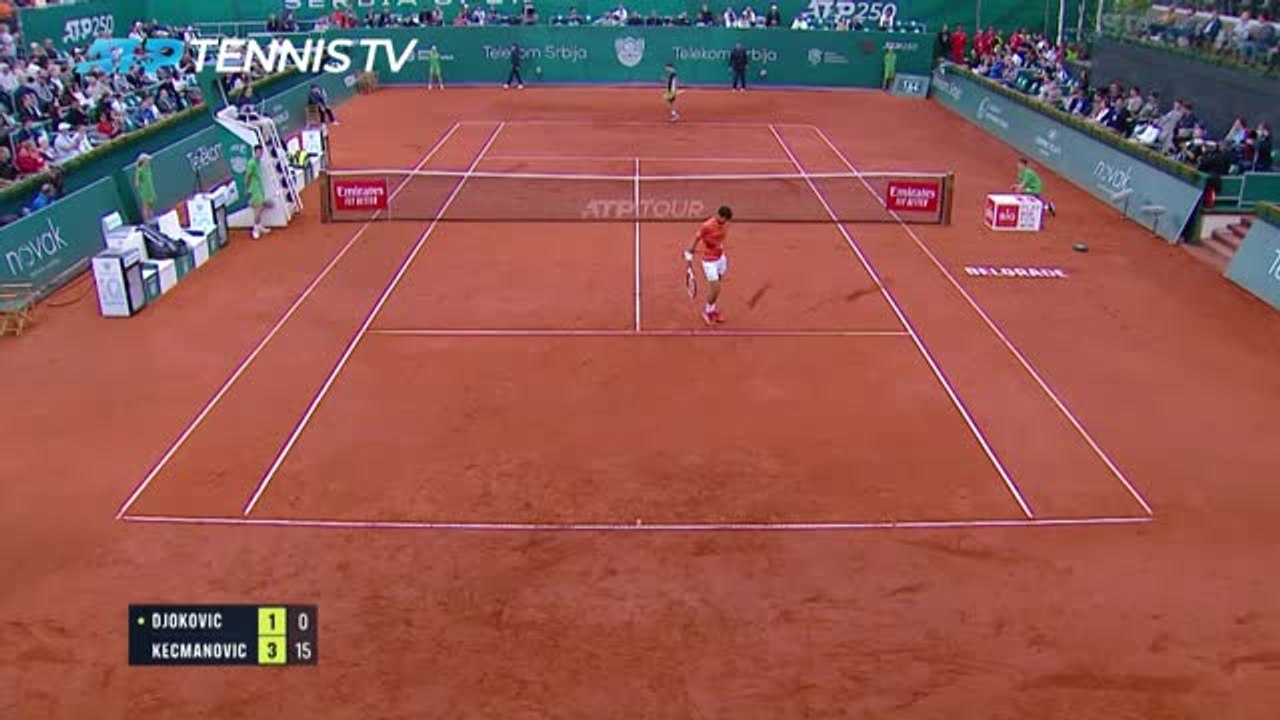 Highlights: Djokovic im Halbfinale von Belgrad