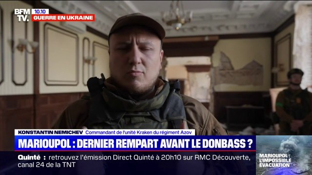 Marioupol: ce commandant du régiment Azov assure que les combattants détiennent au moins 10.000 forces ennemies