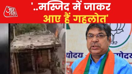 BJP hits out at Congress over temple demolition in Alwar