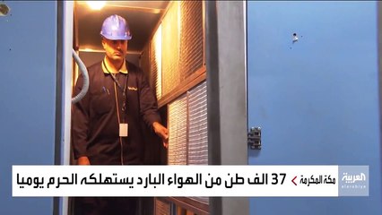 مشرف بالمسجد الحرام: 5 مراحل يوميّة لتعقيم هواء الحرم المكي بالأشعة فوق البنفسجية