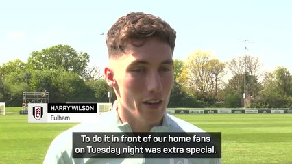 Promotion in front of home fans was 'extra special' - Wilson