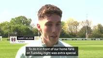 Promotion in front of home fans was 'extra special' - Wilson