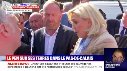 Marine Le Pen à Etaples: "Les TPE et PME, c'est ma priorité"