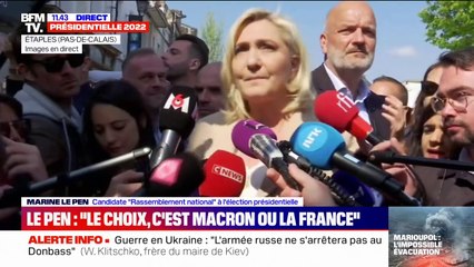 Marine Le Pen: "On a fait une très belle campagne"