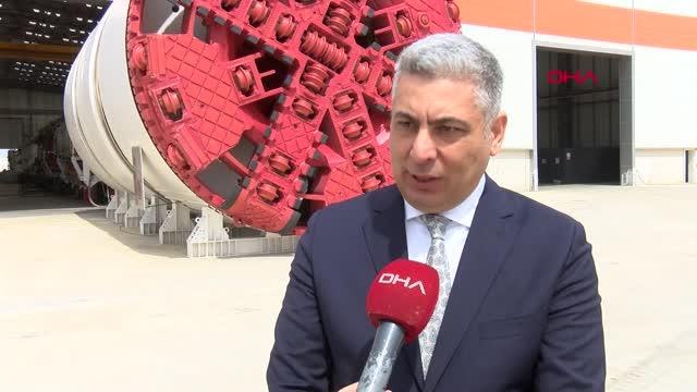 ANKARA-E-BERK, YAVUZ SULTAN SELİM KÖPRÜSÜ'NDEKİ TÜNELLERİ AÇACAK MAKİNELERİ ÜRETECEK