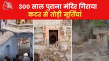 Bulldozer razes 300-year-old Shiva temple in Alwar