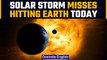 Coronal mass ejection from Sun misses Earth; more eruptions predicted | Solar storm | Oneindia News