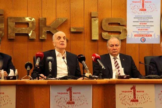 TÜRK-İŞ Genel Başkanı Ergün Atalay: 1 Mayıs günü Taksim anıtına çelenk koyacağız