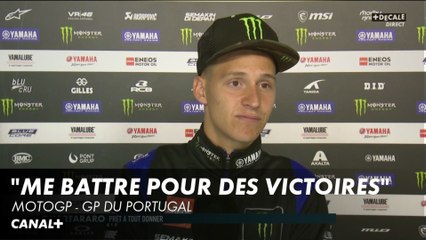 Interview de Fabio Quartararo - GP du Portugal