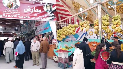 لقاءات مع أهالي شمال سيناء من داخل معارض أهلا رمضان حول رأيهم في توافر السلع وعودة الأمن