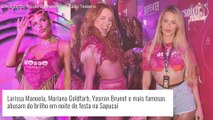 Larissa Manoela, Yasmin Brunet, Mariana Goldfarb e mais! Veja looks das famosas para os camarotes da folia!