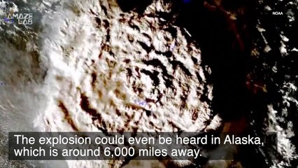 The Tonga Volcano Was the Largest Explosion of the 21st Century